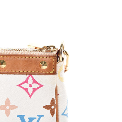Louis Vuitton Monogram Multicolor Pochette Accessories White 13 of 13