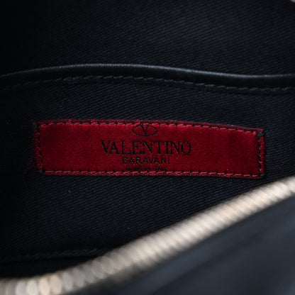 Valentino Garavani Calfskin Rockstud Camera Crossbody Bag Black 6 of 10