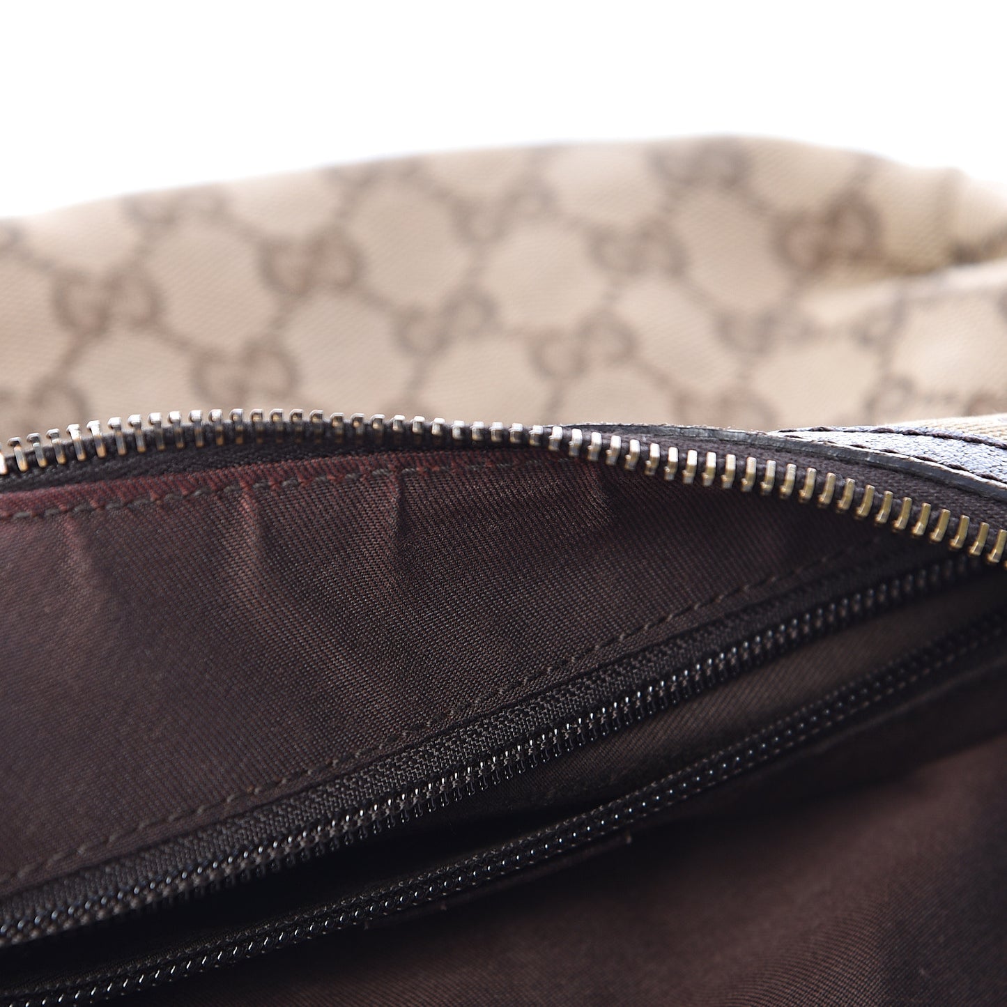 Monogram Medium Half Moon Hobo Dark Brown
