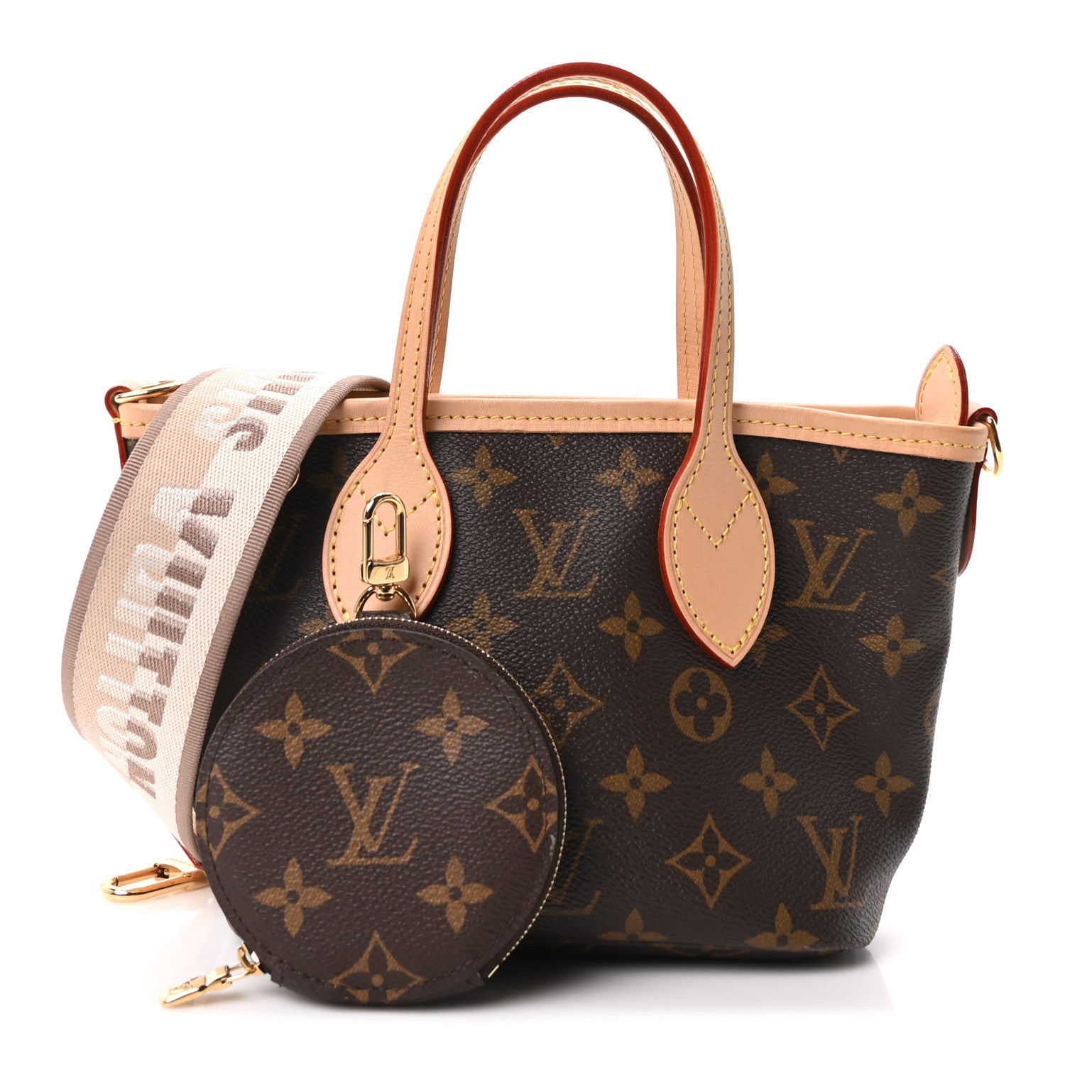 Louis Vuitton Monogram Neverfull BB Beige 1 of 10