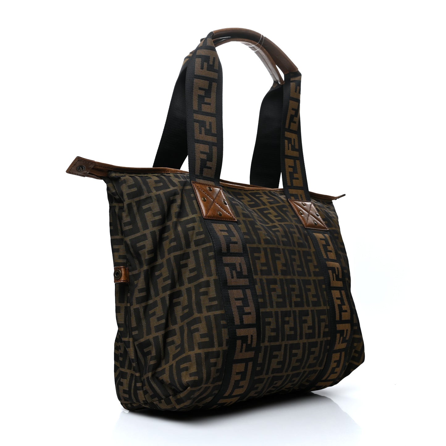 Zucca Vitello Patchwork Shoulder Bag Tobacco Sabbia