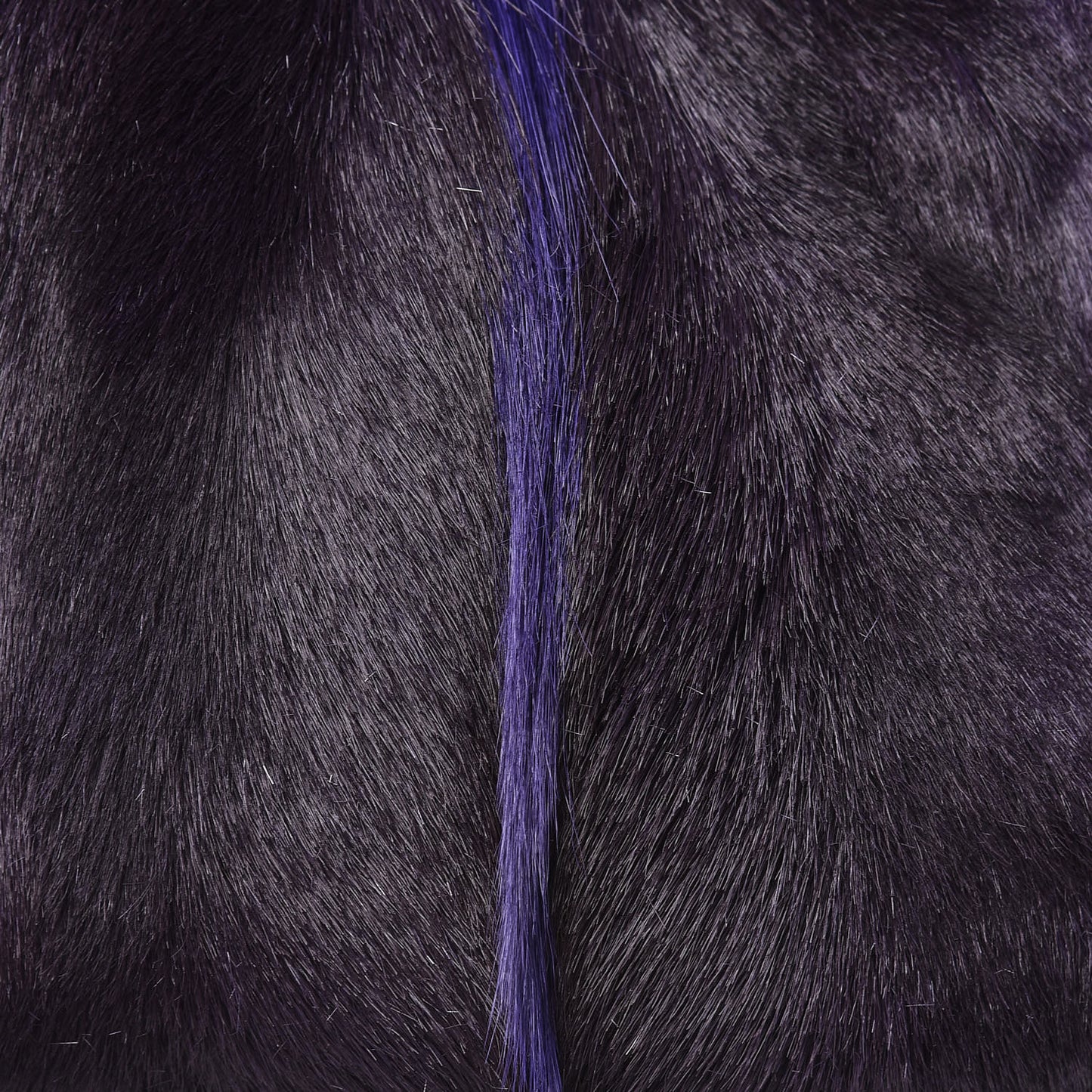 3.1 Goat Fur Calfskin Ryder Satchel Purple Black