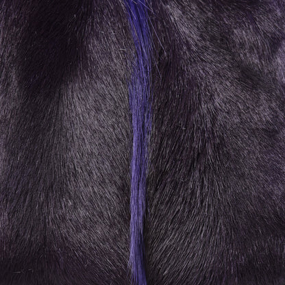 3.1 Phillip Lim 3.1 Goat Fur Calfskin Ryder Satchel Purple Black 10 of 12