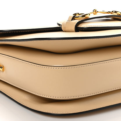 Gucci Azalea Calfskin Horsebit 1955 Shoulder Bag Bubble Tea 9 of 10