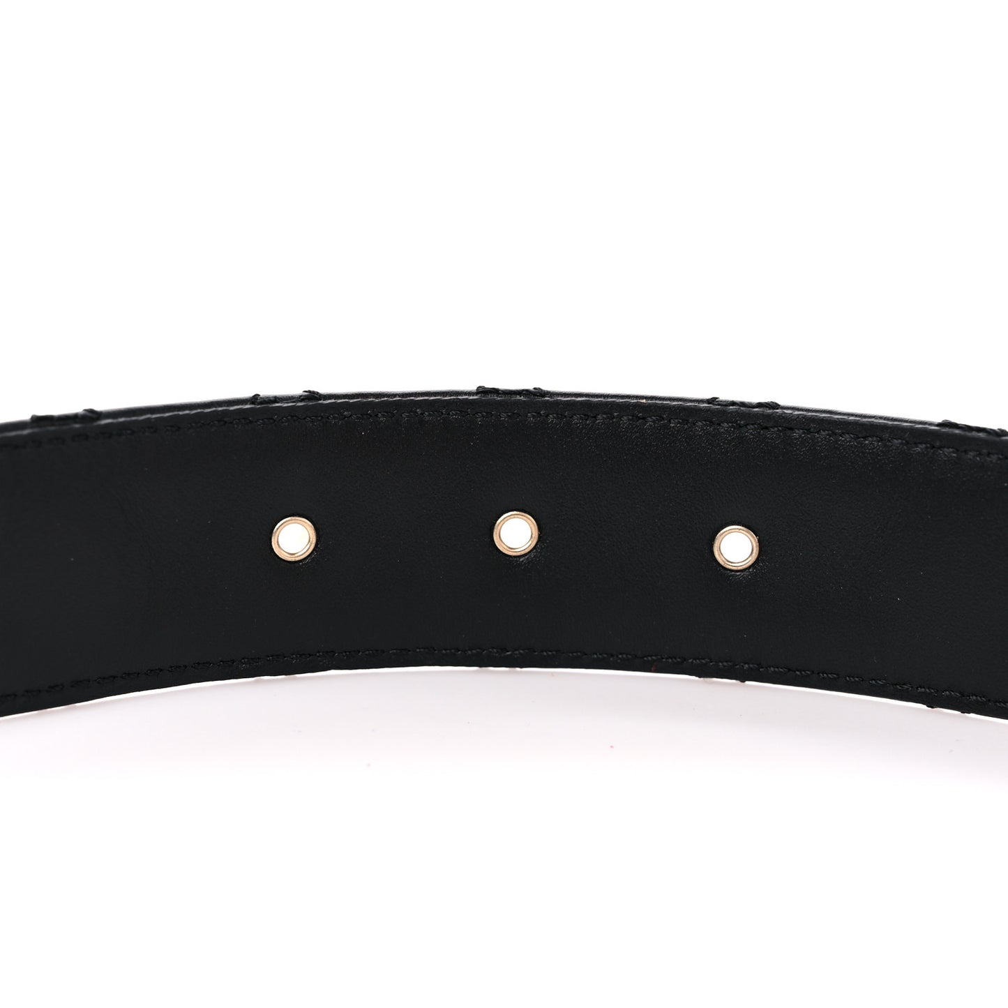 Calfskin Quilted CC Chain Belt 95 38 Black