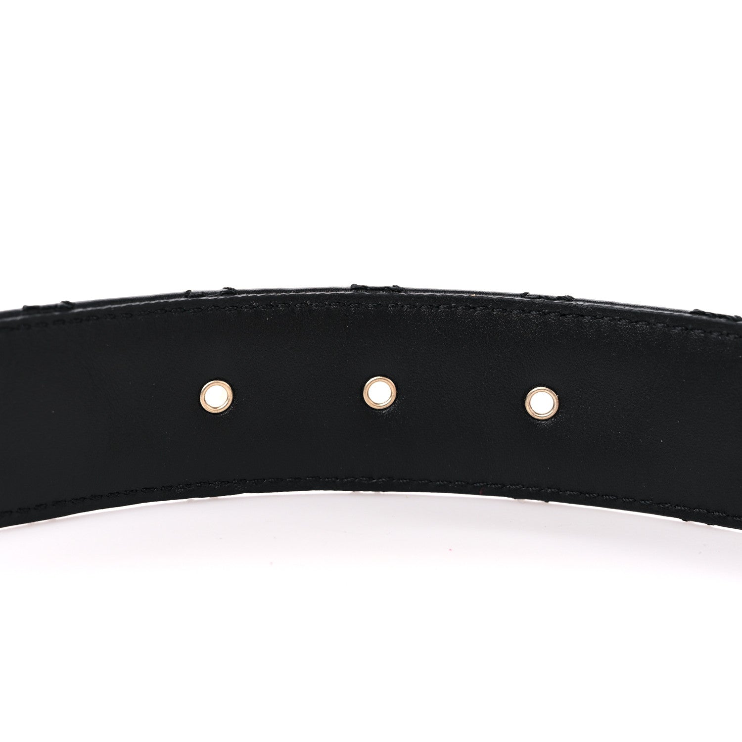 Chanel Calfskin Quilted CC Chain Belt 95 38 Black 5 of 5
