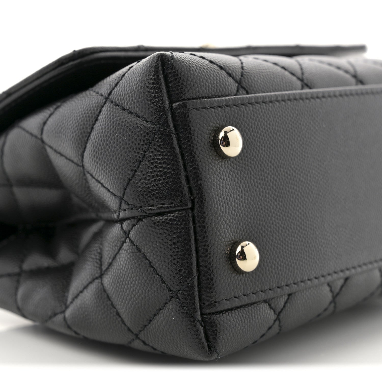 Chanel Caviar Quilted Mini Coco Handle Flap Black 9 of 11
