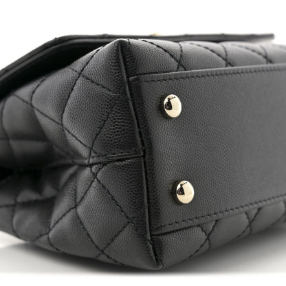 Chanel Caviar Quilted Mini Coco Handle Flap Black 9 of 11