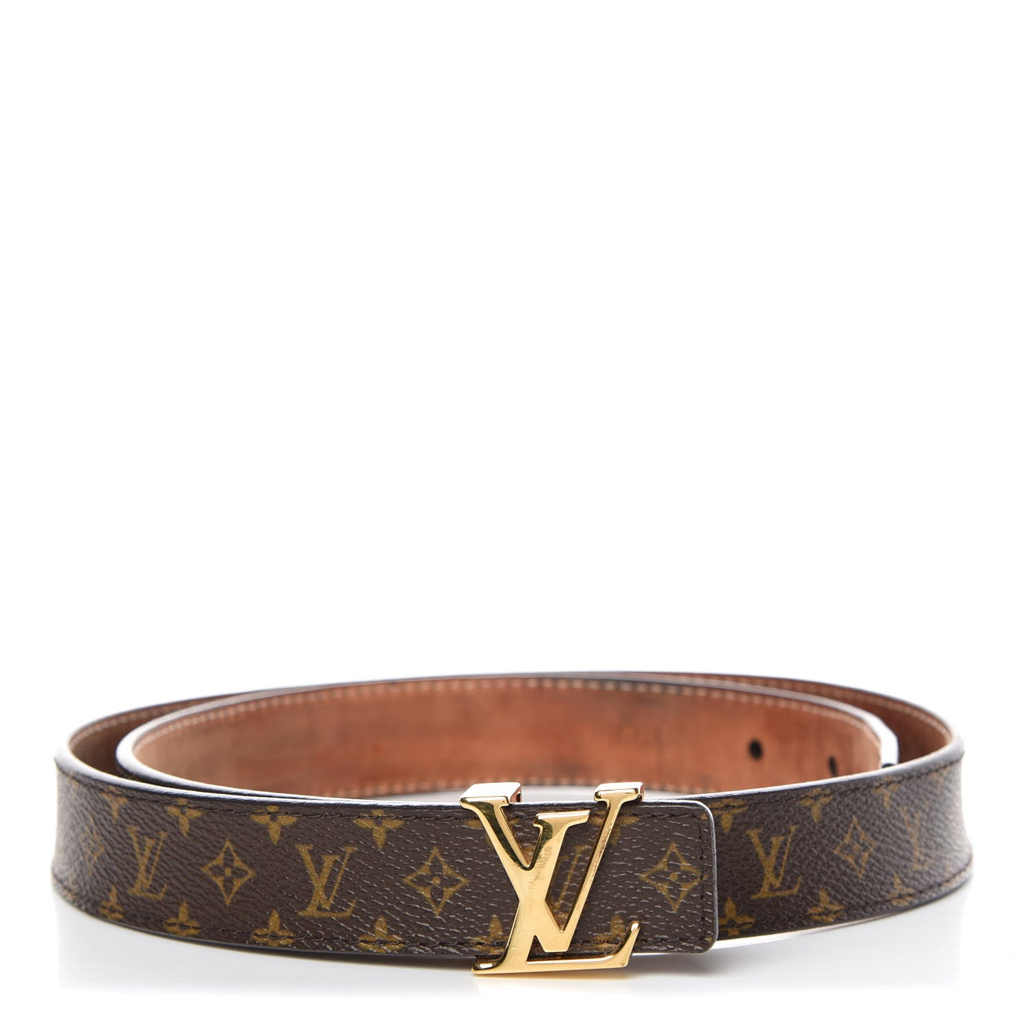 Louis Vuitton Monogram LV Initiales Belt 85 34 1 of 12
