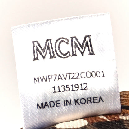 MCM Visetos Medium Liz Reversible Shopper Tote Cognac 10 of 18