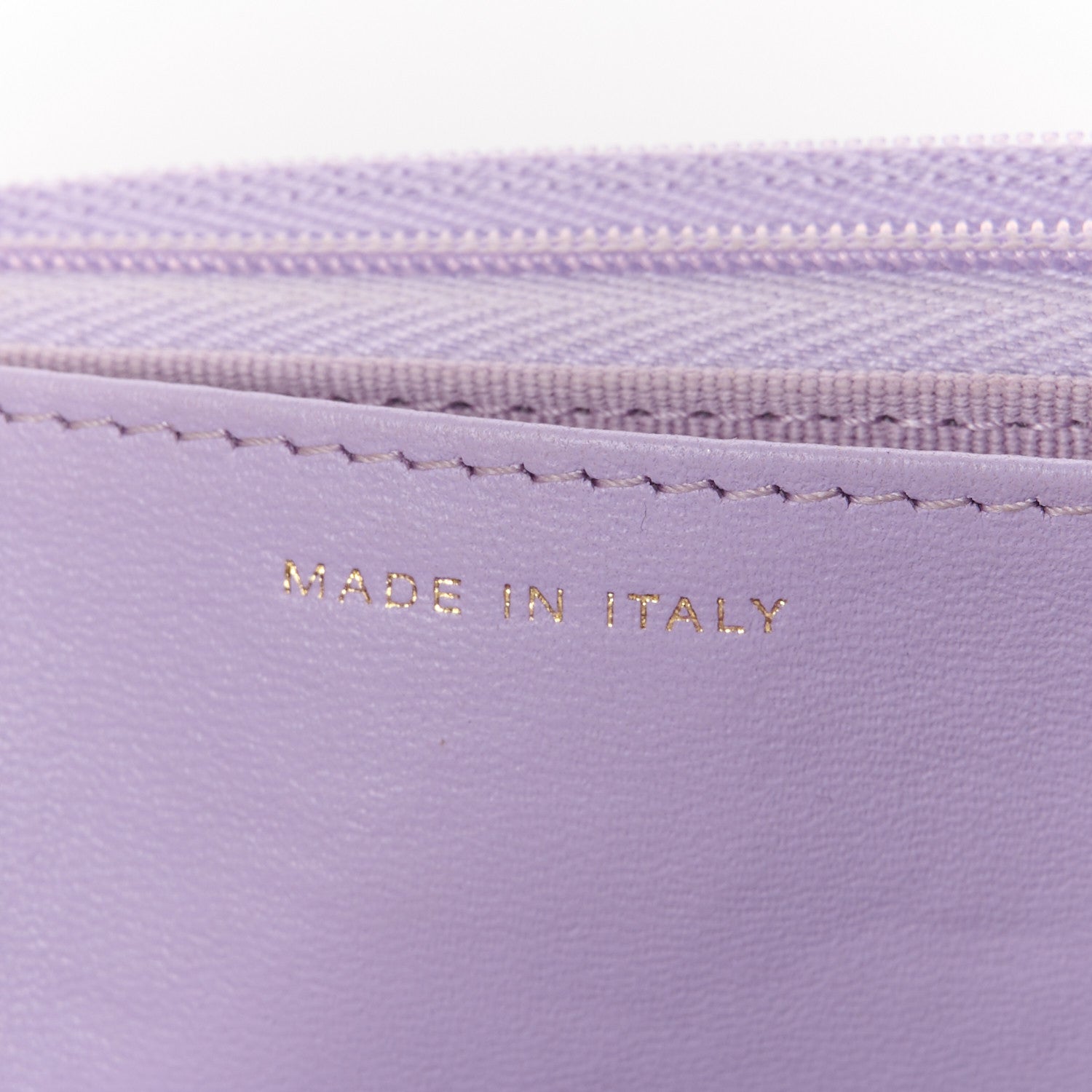Chanel Caviar Quilted Sweetheart Wallet On Chain WOC Light Purple 7 of 11