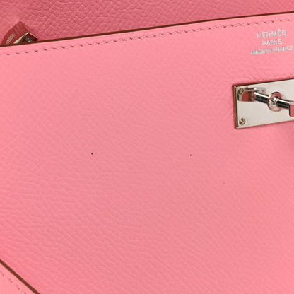 Hermes Epsom Kelly Longue Wallet Rose Confetti 14 of 15