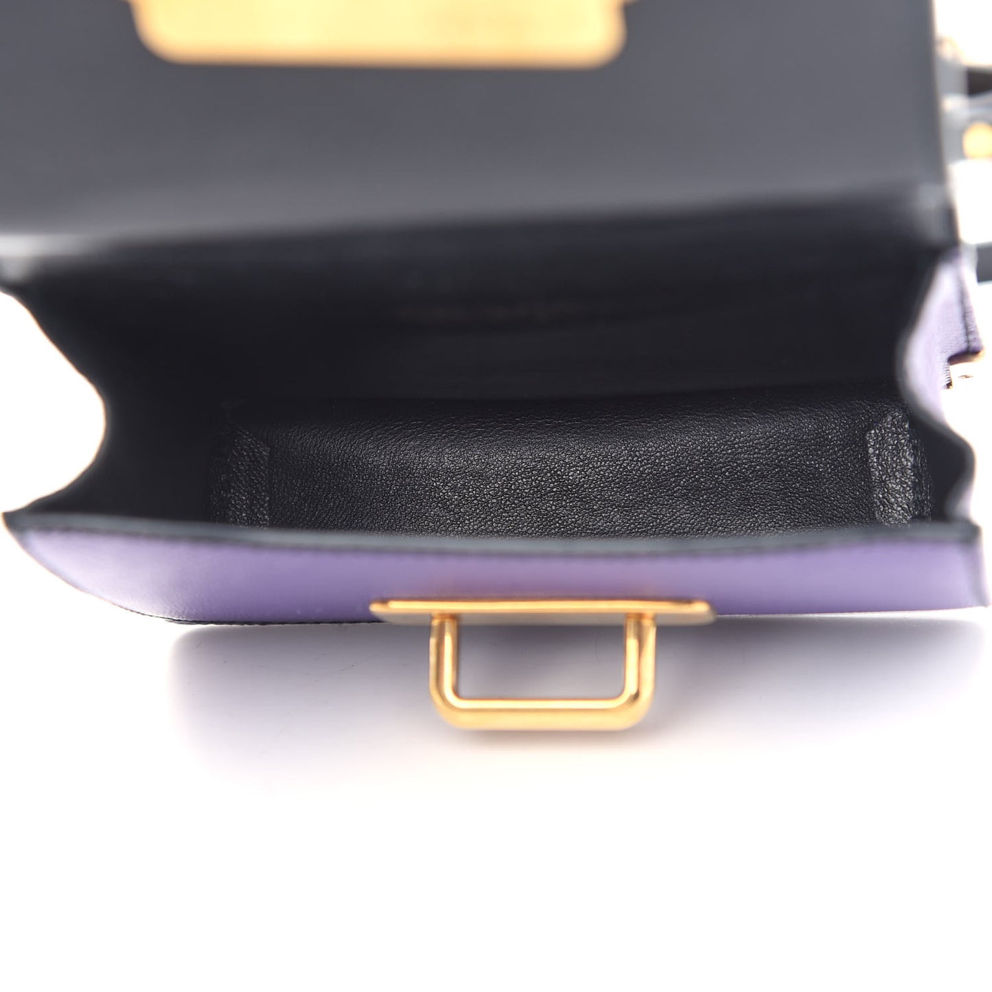 Saffiano Astrology Mini Cahier Bag Viola Black