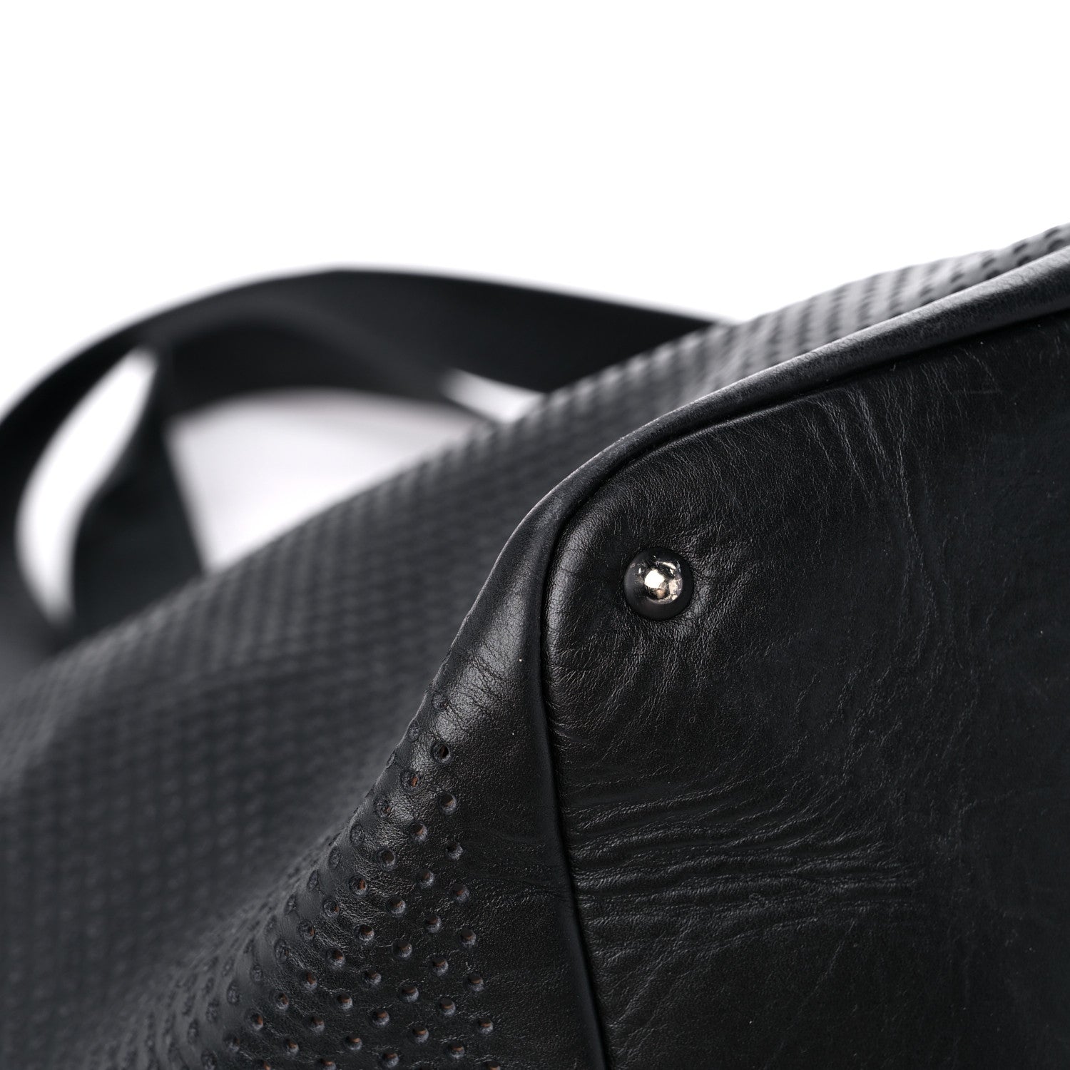Alaia Calfskin Perforated Bag Black 6 of 16