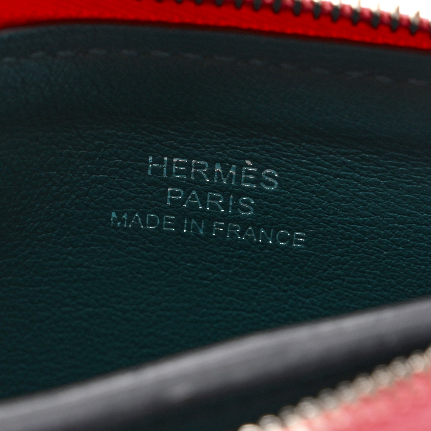 Hermes Evercolor Small Atout Pouch Rose Azalee Vert Cypress 6 of 8