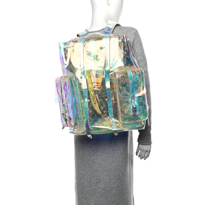 Louis Vuitton PVC Monogram Christopher Backpack GM Iridescent Prism 2 of 10