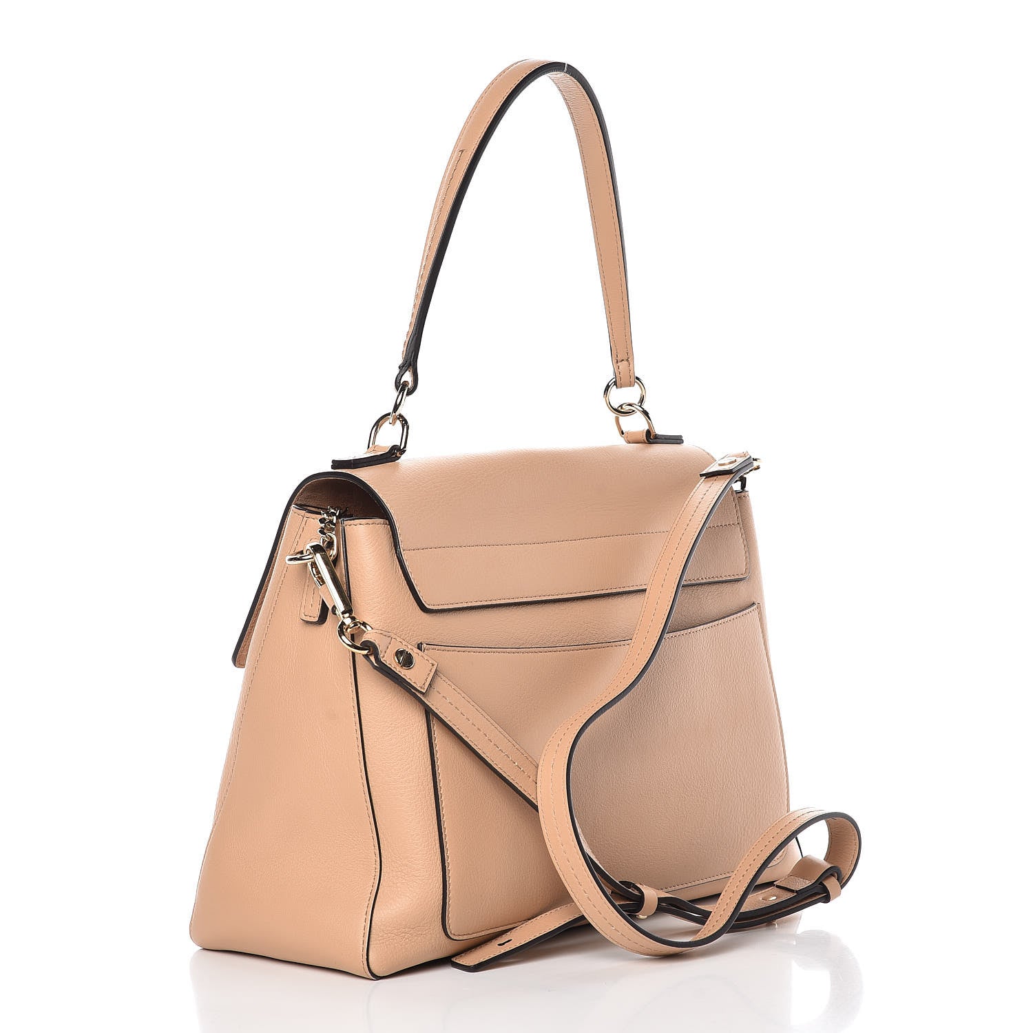 Chloe Calfskin Medium Faye Day Shoulder Bag Blush Nude 3 of 12