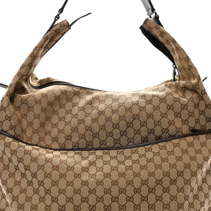 Gucci Monogram GG Large Garment Hobo Dark Brown 7 of 15