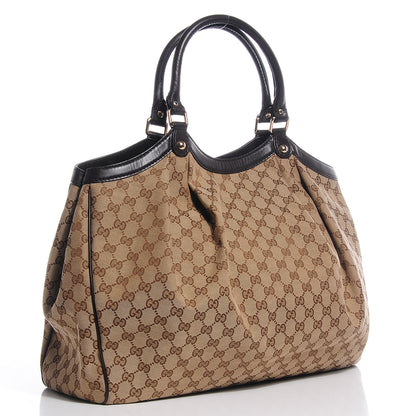 Gucci Monogram Large Sukey Tote Dark Brown 3 of 8