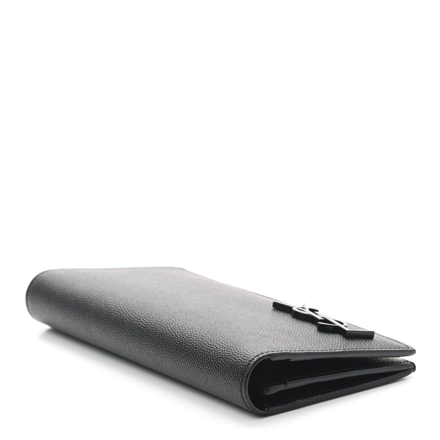 Saint Laurent Grain De Poudre Tiny Monogram Continental Wallet Black 4 of 7