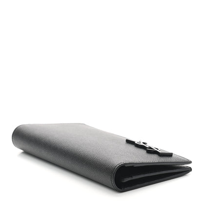 Saint Laurent Grain De Poudre Tiny Monogram Continental Wallet Black 4 of 7