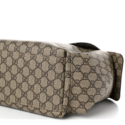 Gucci GG Plus Monogram Messenger Diaper Bag Dark Brown 11 of 11