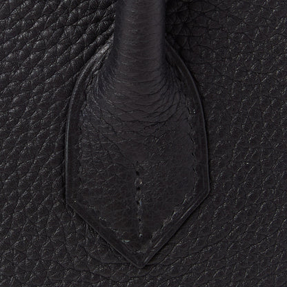 Hermes Togo Birkin 25 Black 10 of 32