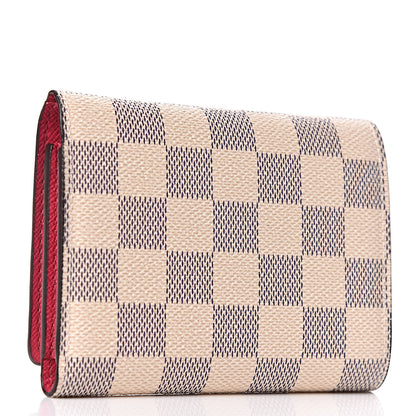 Louis Vuitton Damier Azur 2017 Christmas Animation Victorine Wallet 3 of 8