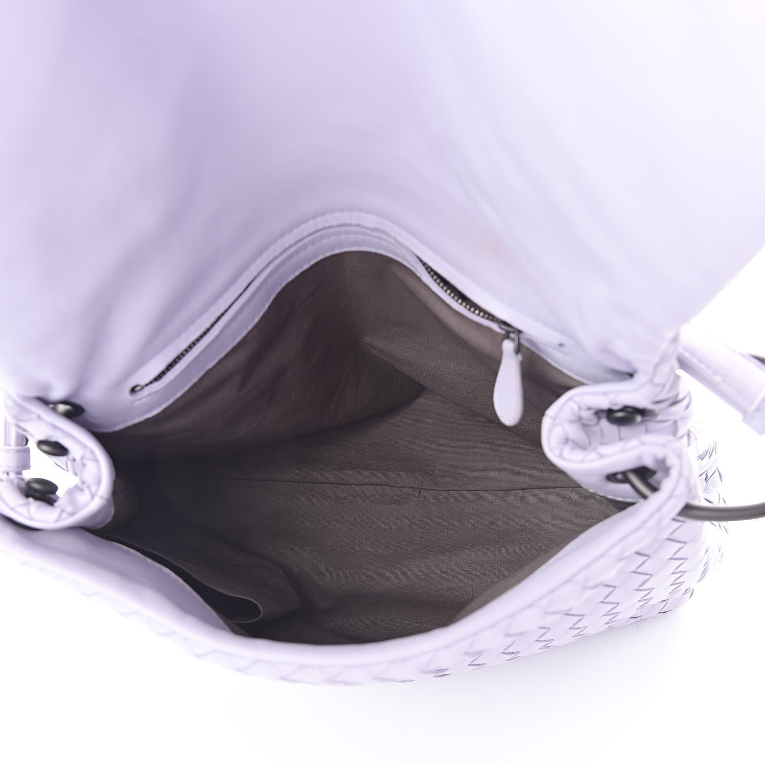 Bottega Veneta Nappa Intrecciato Flap Shoulder Bag Oyster Lilac 5 of 8