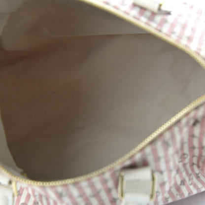Louis Vuitton Mini Lin Croisette Speedy 30 Rouge 5 of 10