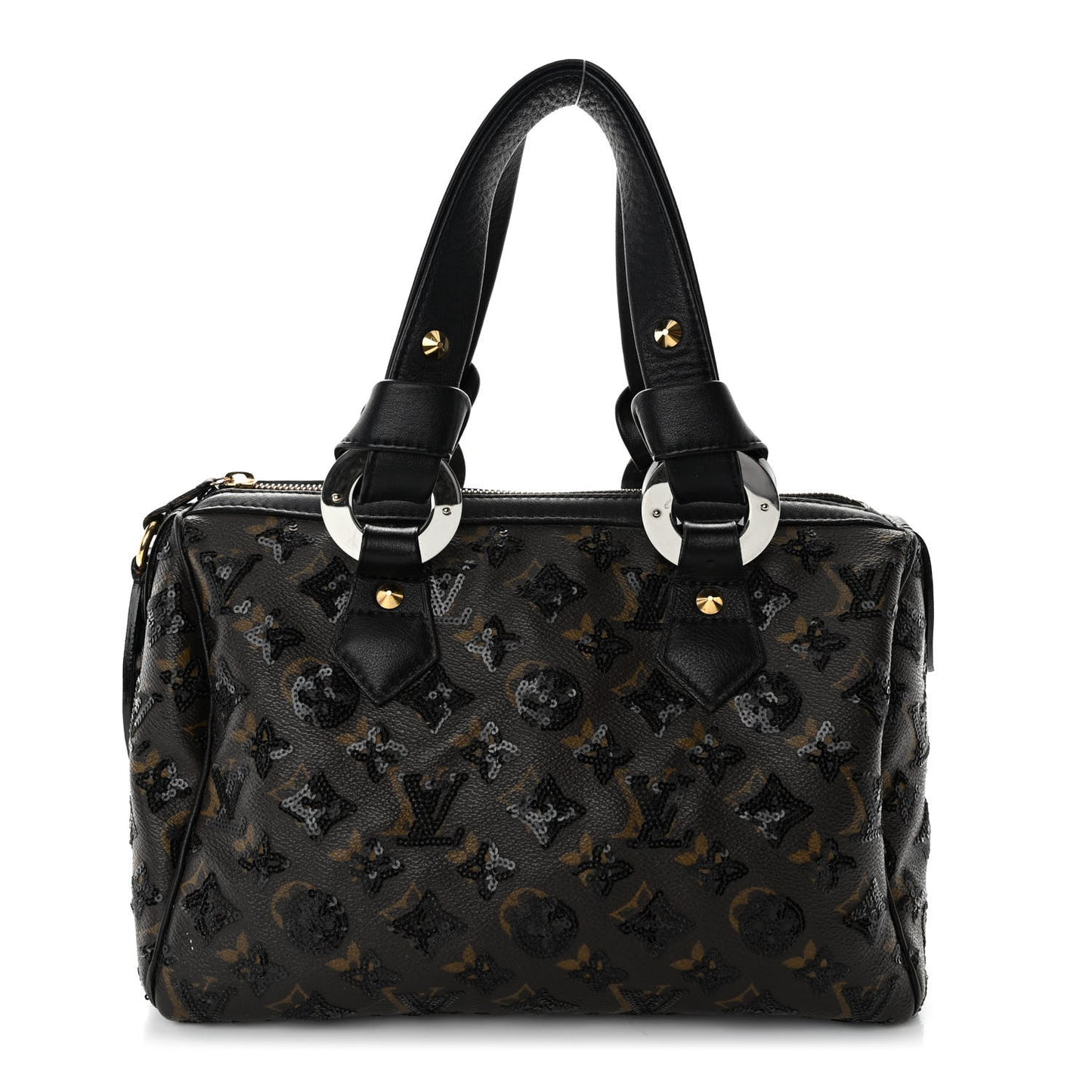 Monogram Sequins Eclipse Speedy 28 Black