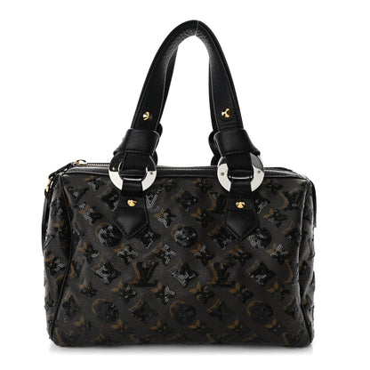 Louis Vuitton Monogram Sequins Eclipse Speedy 28 Black 1 of 11