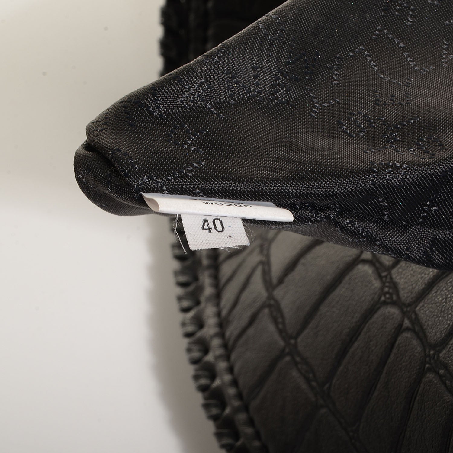 Stella McCartney Embossed Croc Faux Leather Large Falabella Black 11 of 13