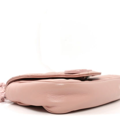 Gucci Calfskin Matelasse Monochrome GG Marmont Chain Belt Bag Perfect Pink 9 of 10