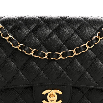 Chanel Caviar Quilted Medium Double Flap Black 8 of 11