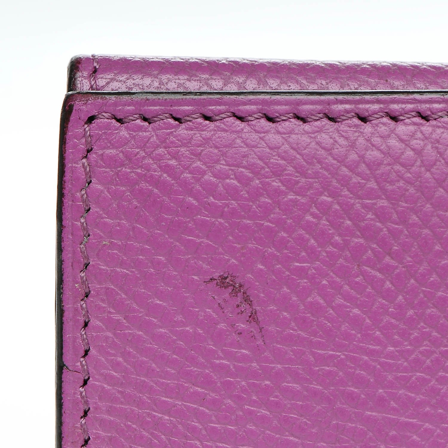 Hermes Epsom Tri-Fold Bearn Wallet Cyclamen 7 of 10