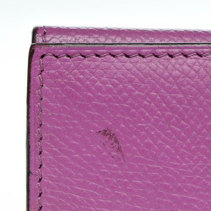 Hermes Epsom Tri-Fold Bearn Wallet Cyclamen 7 of 10