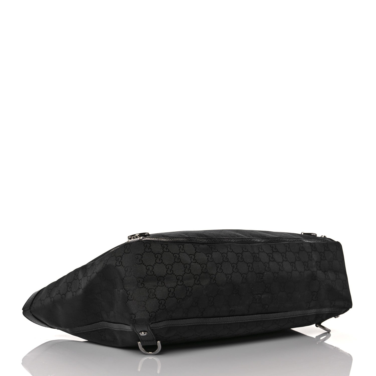 Gucci Nylon Monogram Large Abbey Tote Black 3 of 9