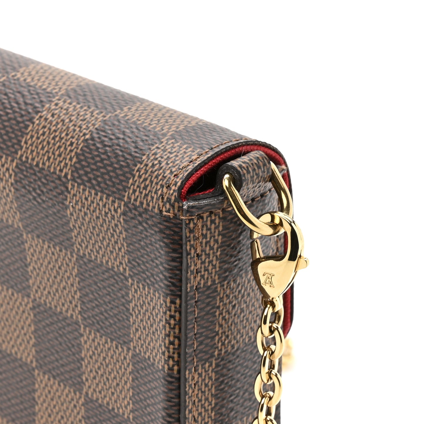 Damier Ebene Pochette Felicie Chain Wallet