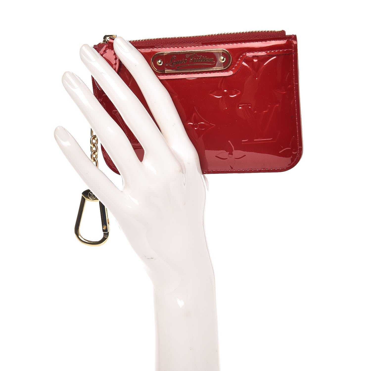 Louis Vuitton Vernis Key Pouch Pomme D'Amour 2 of 7
