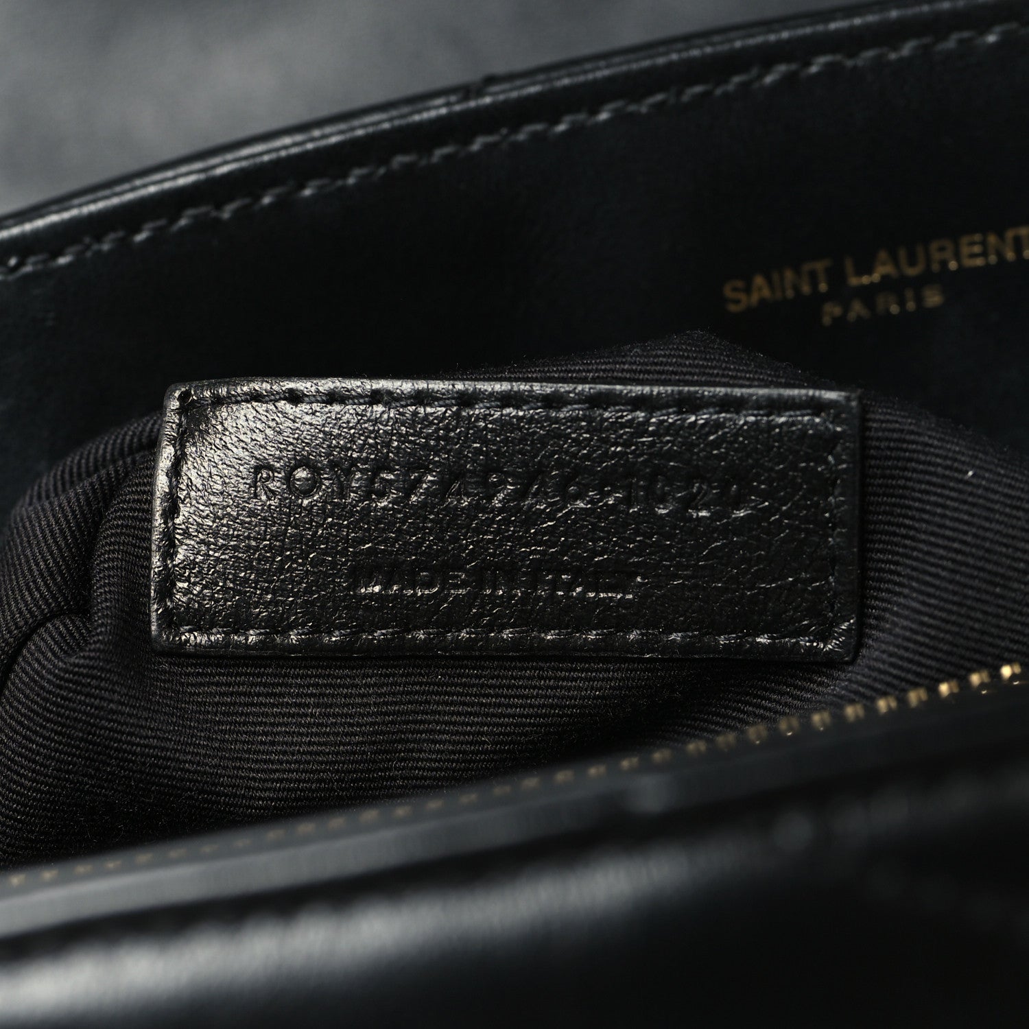 Saint Laurent Calfskin Y Quilted Monogram Medium Loulou Chain Satchel Black 7 of 11