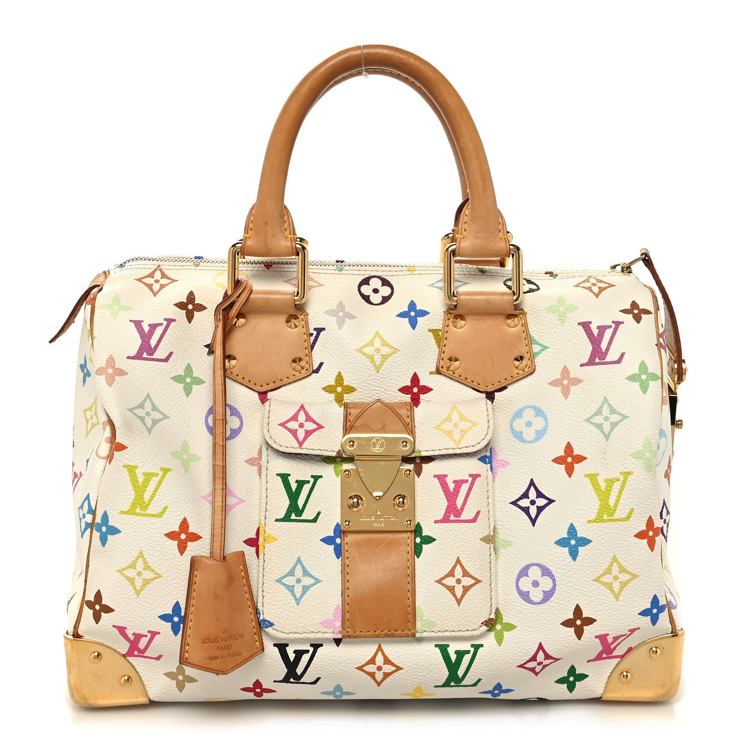 Louis Vuitton Monogram Multicolor Speedy 30 White 1 of 12