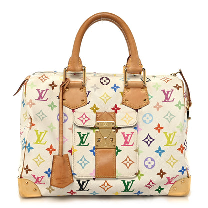 Louis Vuitton Monogram Multicolor Speedy 30 White 1 of 12