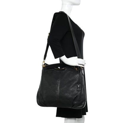 Louis Vuitton Mahina Selene MM Black 2 of 15