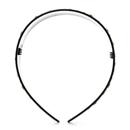 Chanel Plastic Metal CC Headband Black 1 of 5