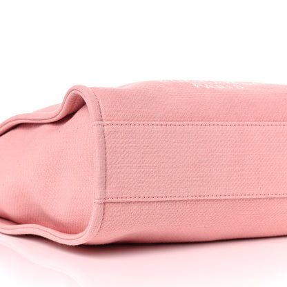 Chanel Mixed Fibers Small Deauville Tote Pink 9 of 10