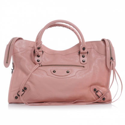 Balenciaga Agneau Classic Hardware City Rose Peach 1 of 9