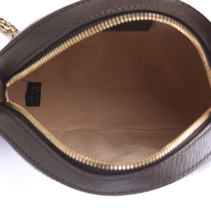 Gucci GG Supreme Monogram Web Mini Ophidia Round Shoulder Bag Brown 4 of 10