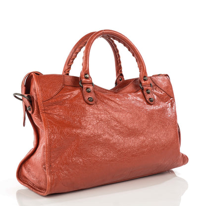 Balenciaga Agneau Classic Hardware City Rouge Ambre 7 of 13