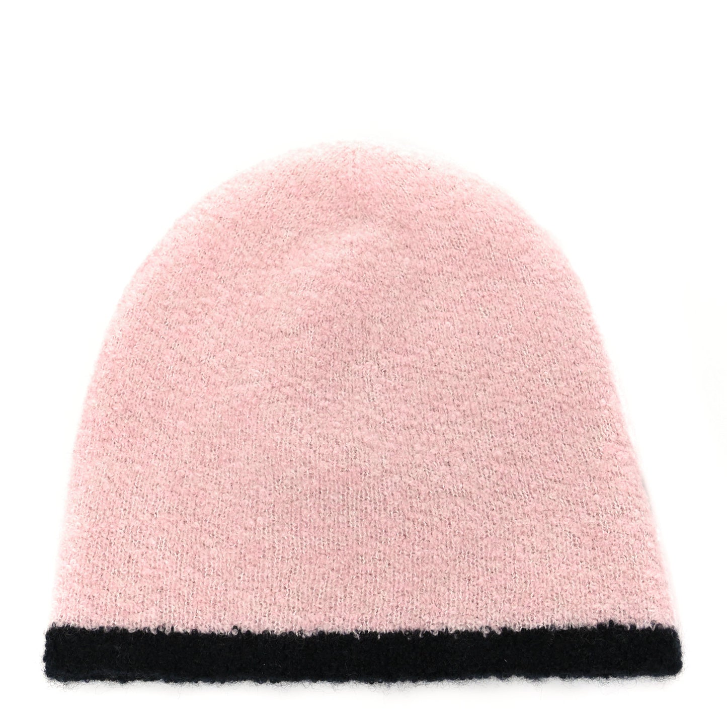 Cashmere Blend CC Beanie Hat Pink Black